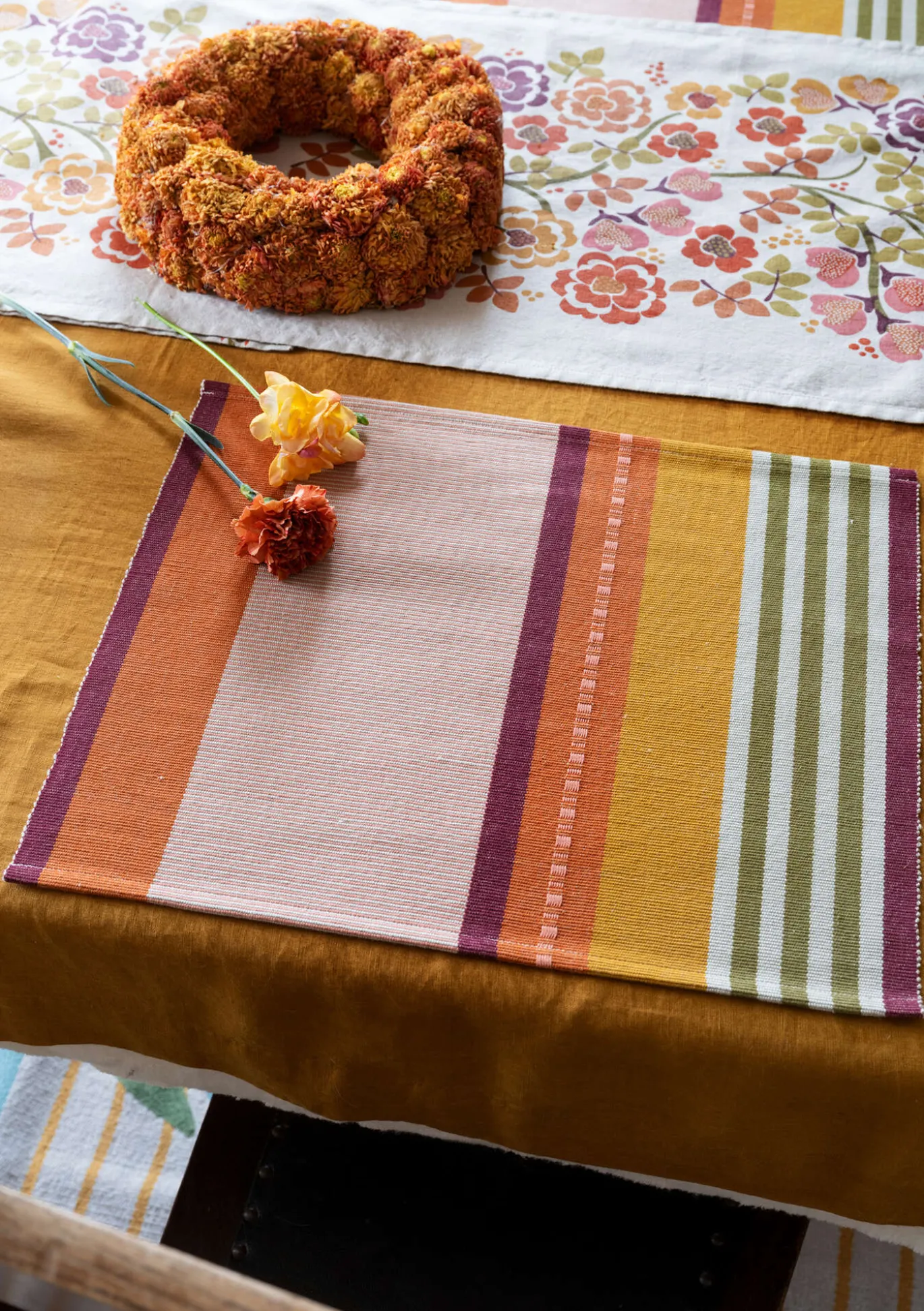 Gudrun Sjödén Tischset „Wild rose“ aus Bio-Baumwolle^ Tischdecken & -läufer | Küche & Esszimmer