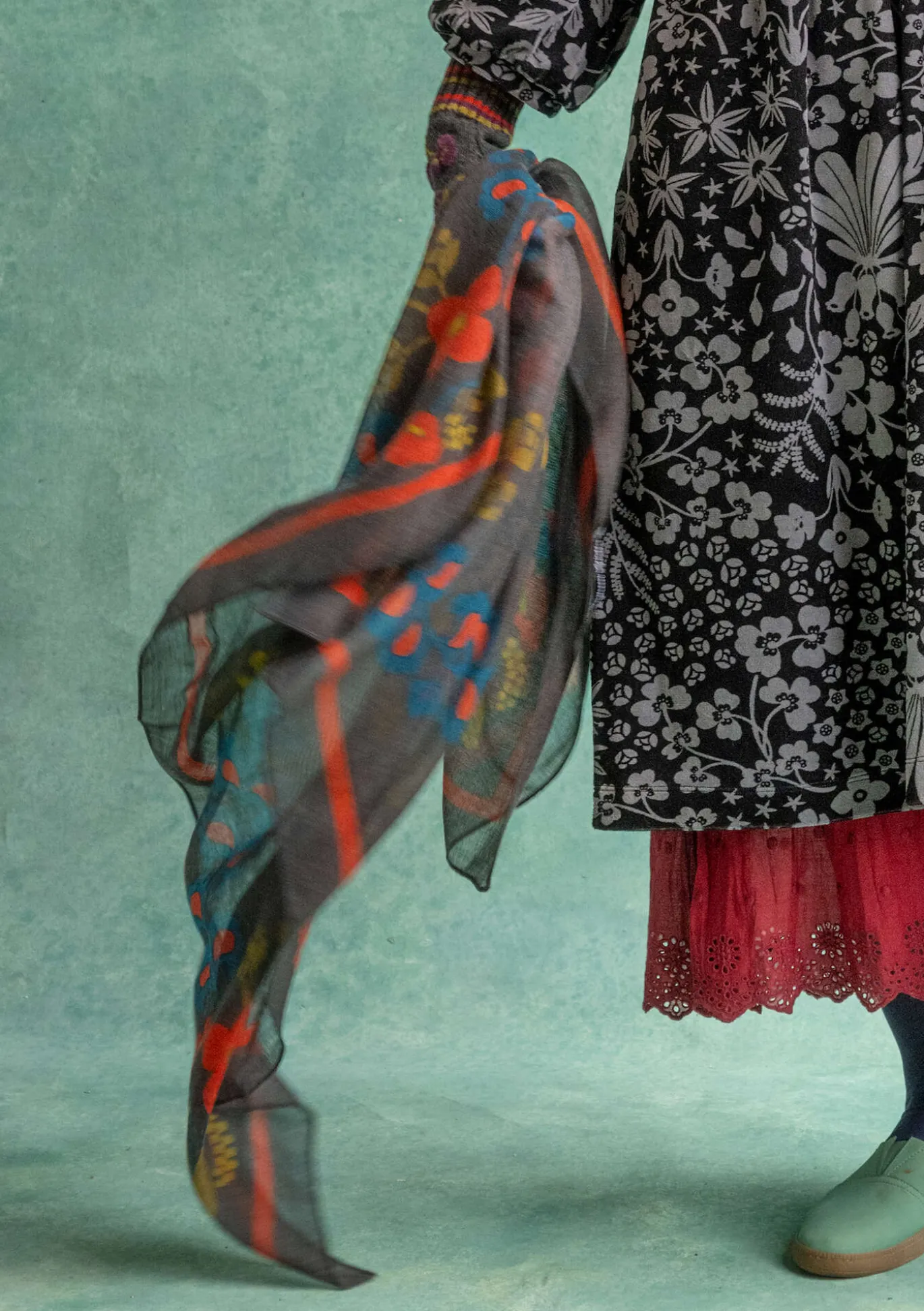Gudrun Sjödén Tuch „Katla“ aus Wolle^ Accessoires