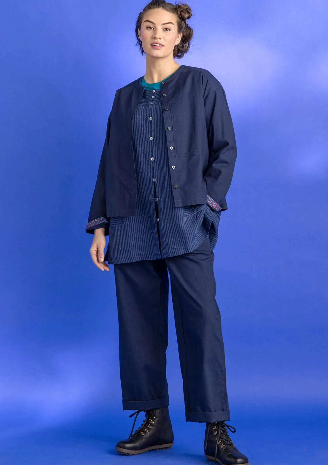Gudrun Sjödén Twillbluse aus Bio-Baumwolle^ Pullover & Shirts