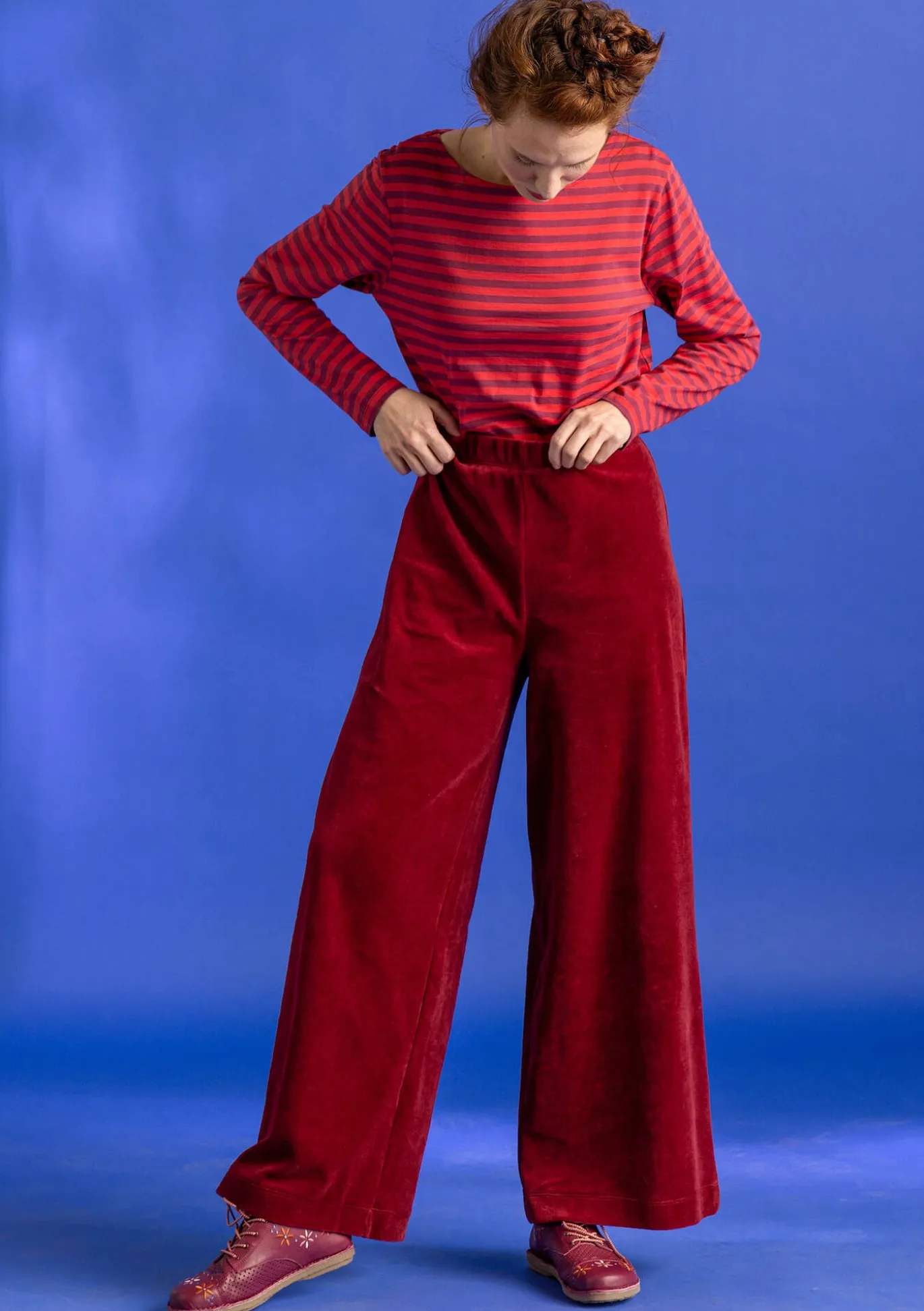 Gudrun Sjödén Velourshose aus Bio-Baumwolle/Recycling-Polyester^ Hosen