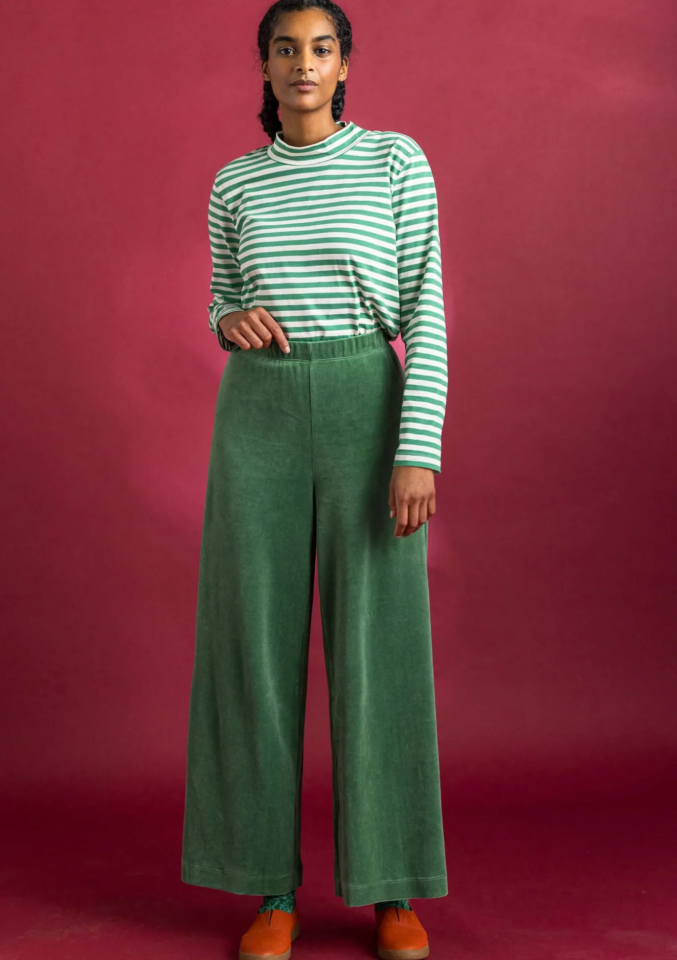 Gudrun Sjödén Velourshose aus Bio-Baumwolle/Recycling-Polyester^ Hosen
