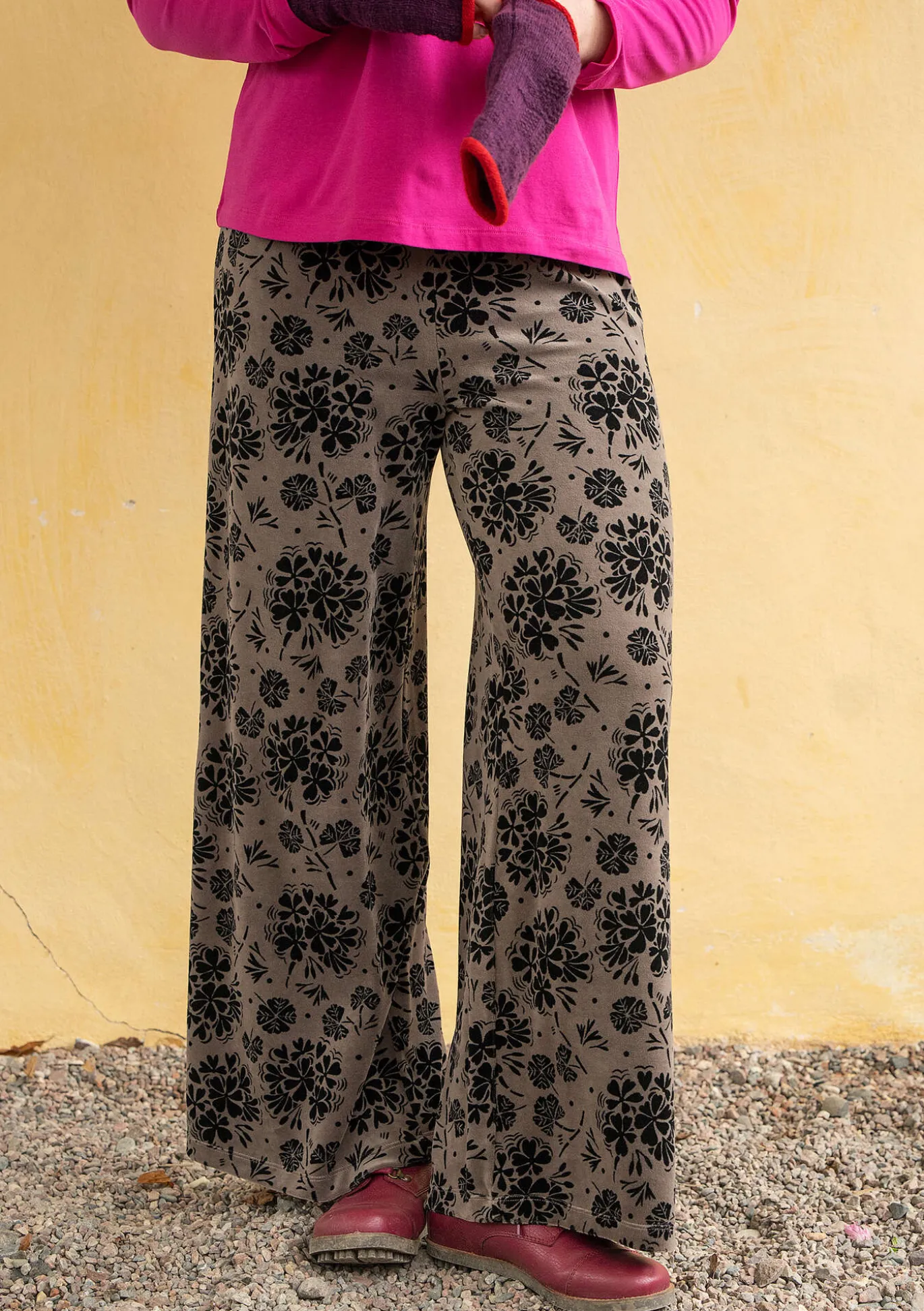 Gudrun Sjödén Velourshose „Selma“ aus Bio-Baumwolle/Recycling-Polyester^ Hosen