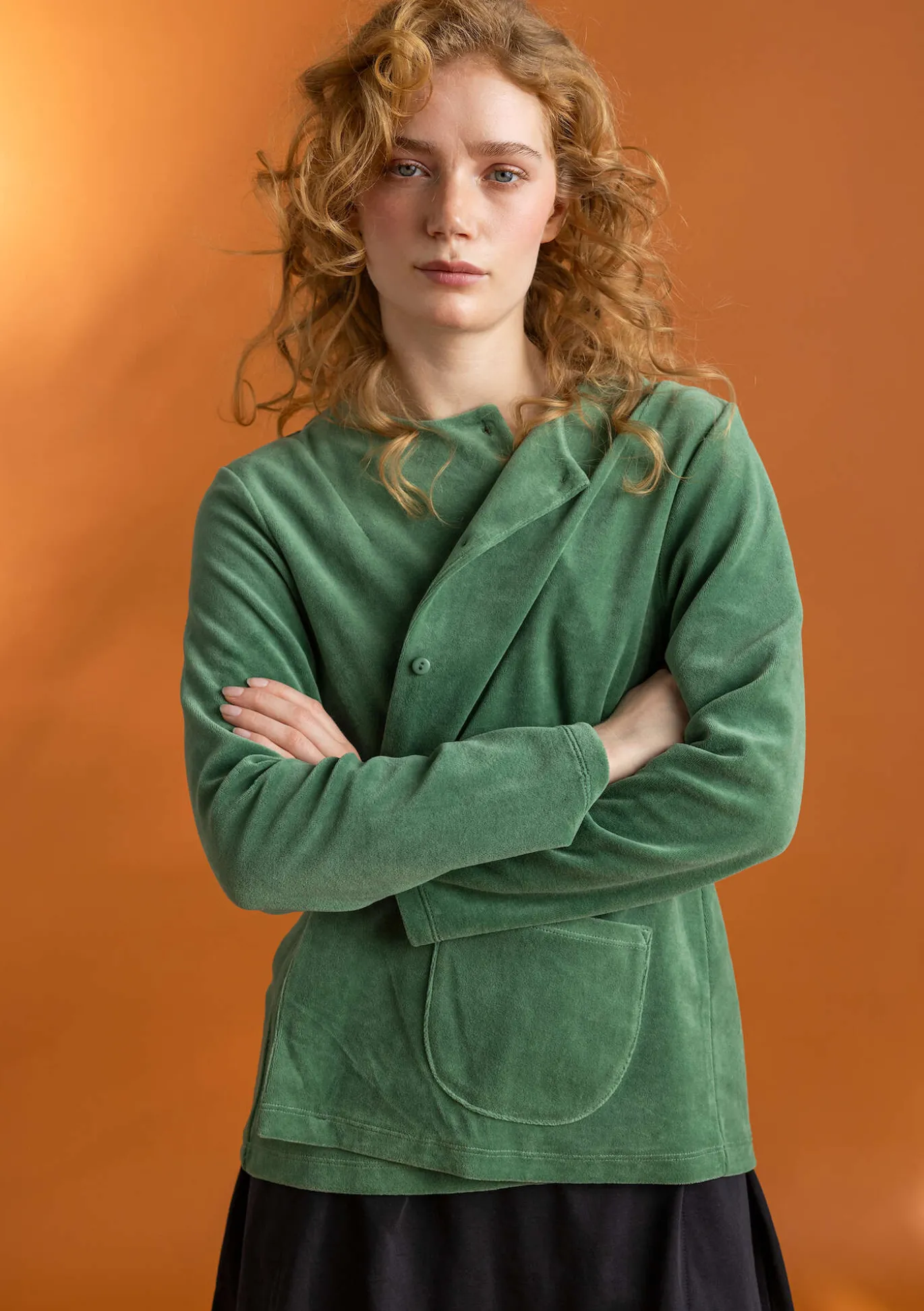 Gudrun Sjödén Veloursjacke aus Bio-Baumwolle/Recycling-Polyester^ Strickjacken | Pullover & Shirts