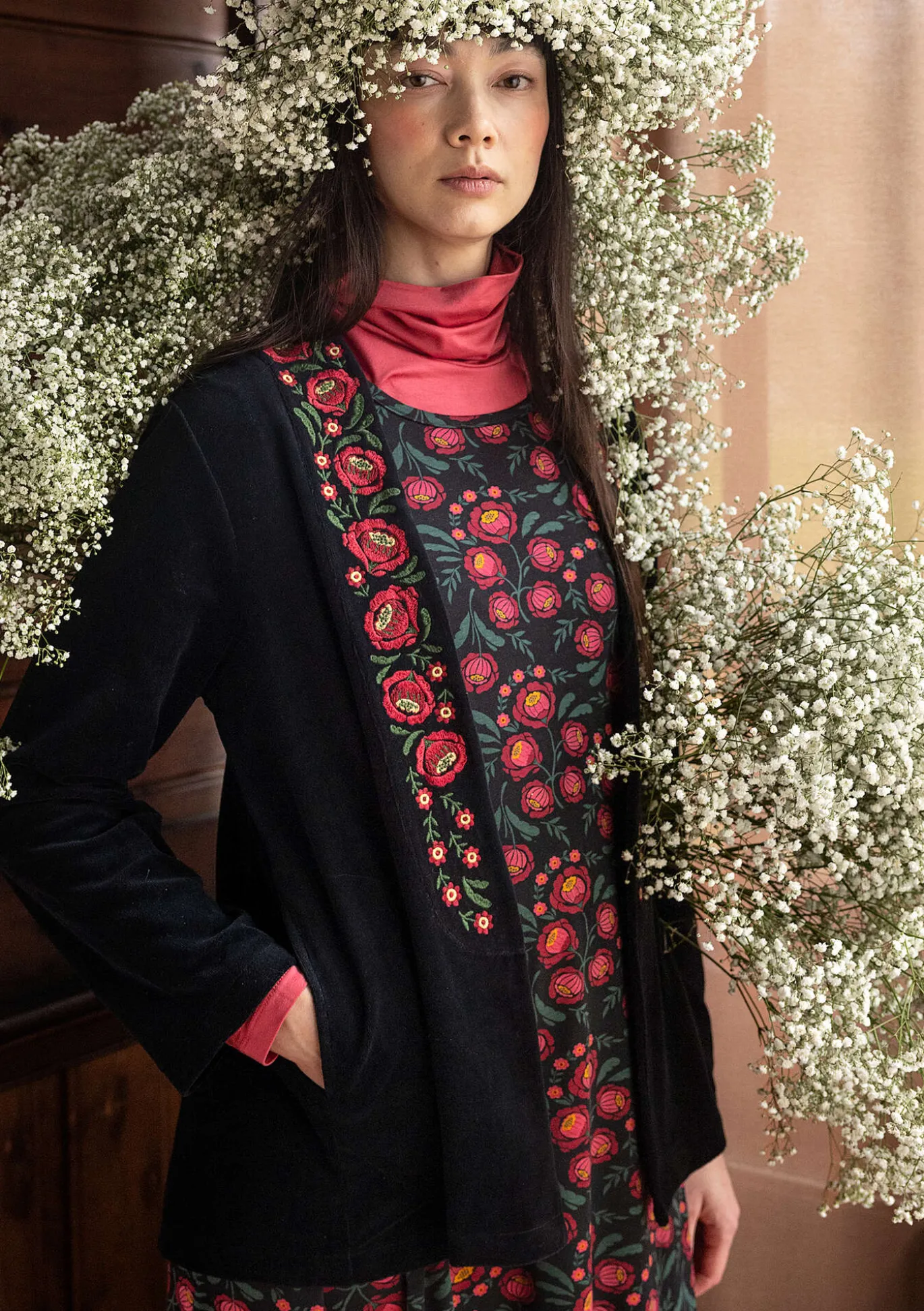 Gudrun Sjödén Veloursjacke „Nora“ aus Bio-Baumwolle/Recycling-Polyester^ Jacken & Mäntel | Strickjacken