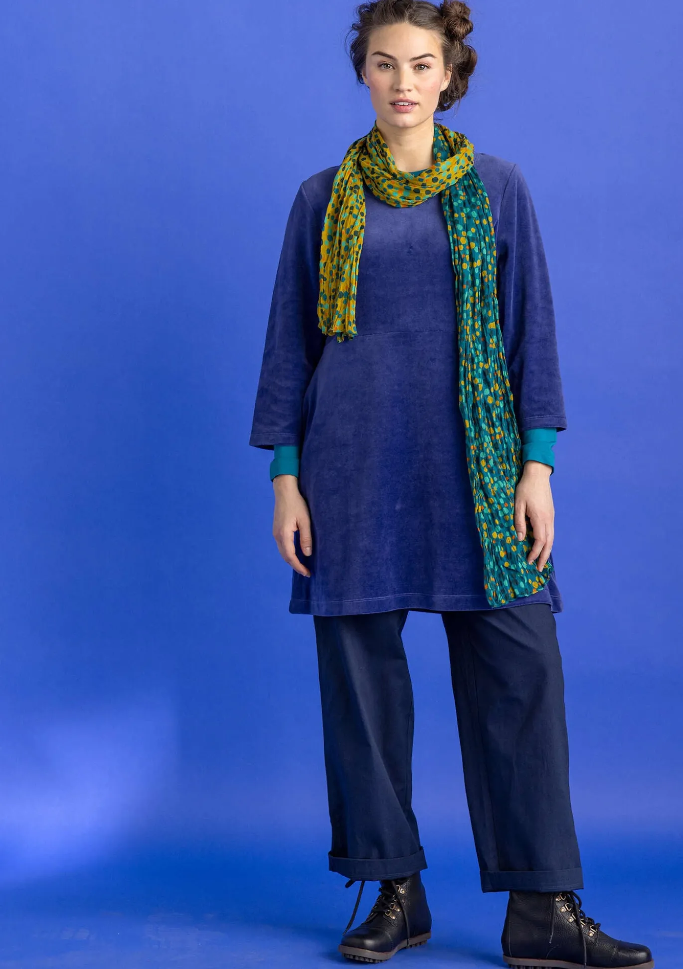 Gudrun Sjödén Velourstunika aus Bio-Baumwolle/Recycling-Polyester^ Tuniken