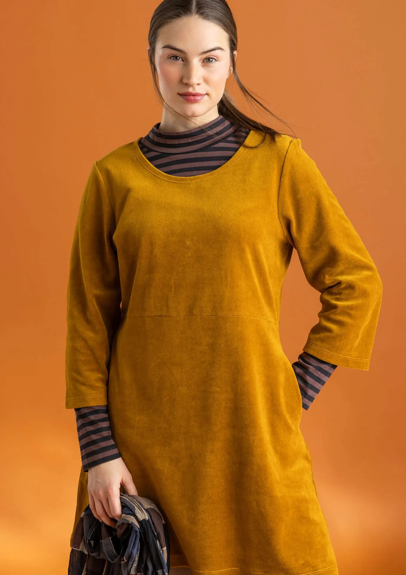 Gudrun Sjödén Velourstunika aus Bio-Baumwolle/Recycling-Polyester^ Tuniken