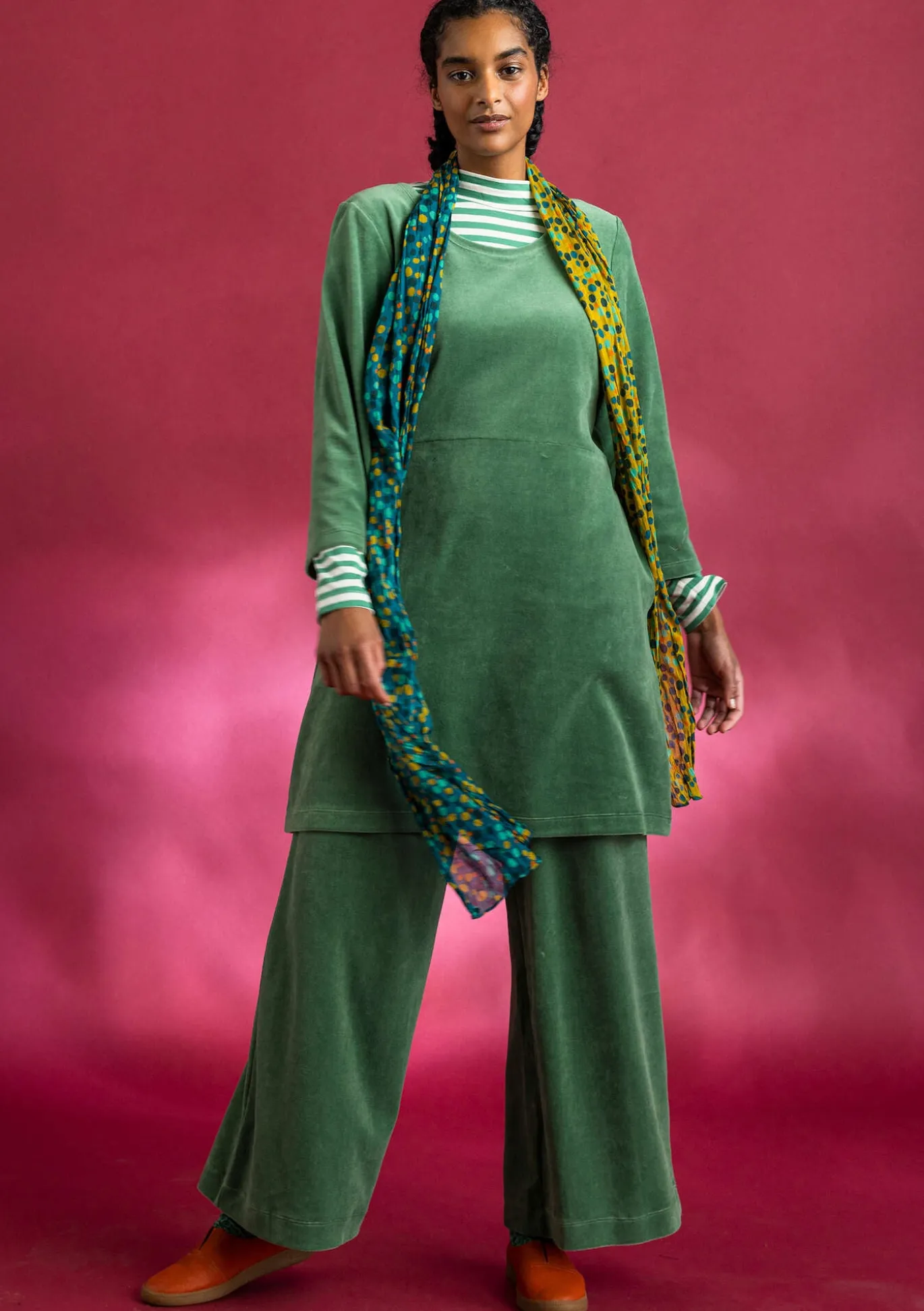 Gudrun Sjödén Velourstunika aus Bio-Baumwolle/Recycling-Polyester^ Tuniken