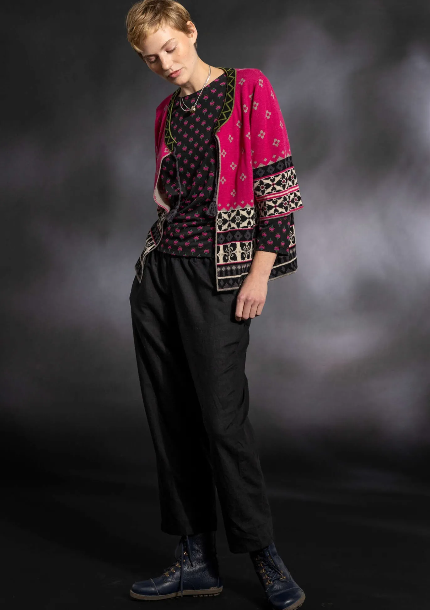 Gudrun Sjödén Webhose aus Bio-Baumwolle/Leinen^ Hosen
