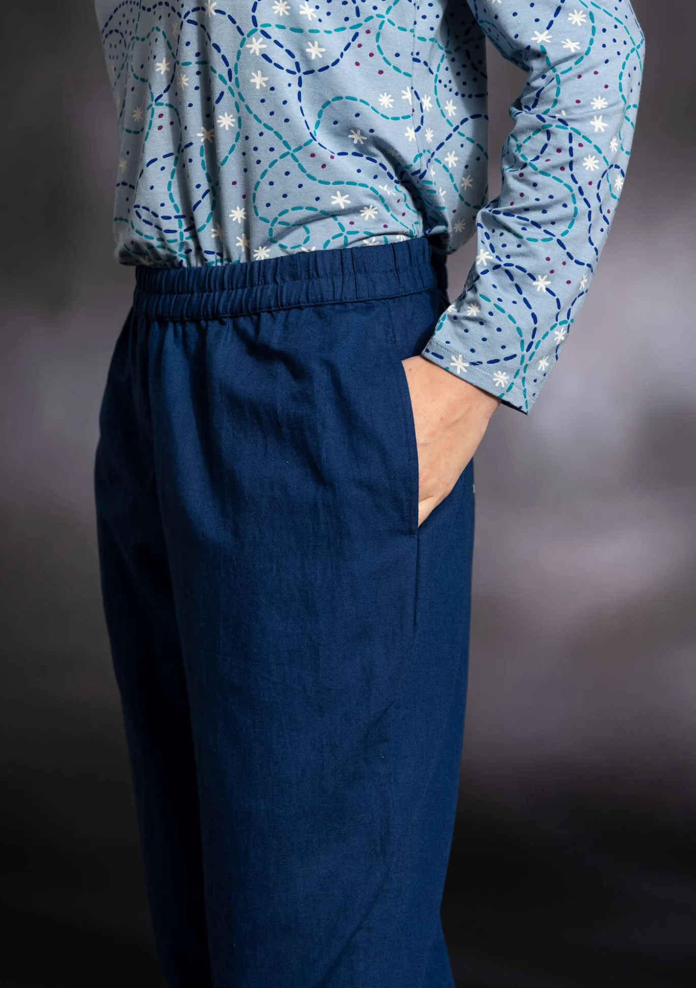 Gudrun Sjödén Webhose aus Bio-Baumwolle/Leinen^ Hosen