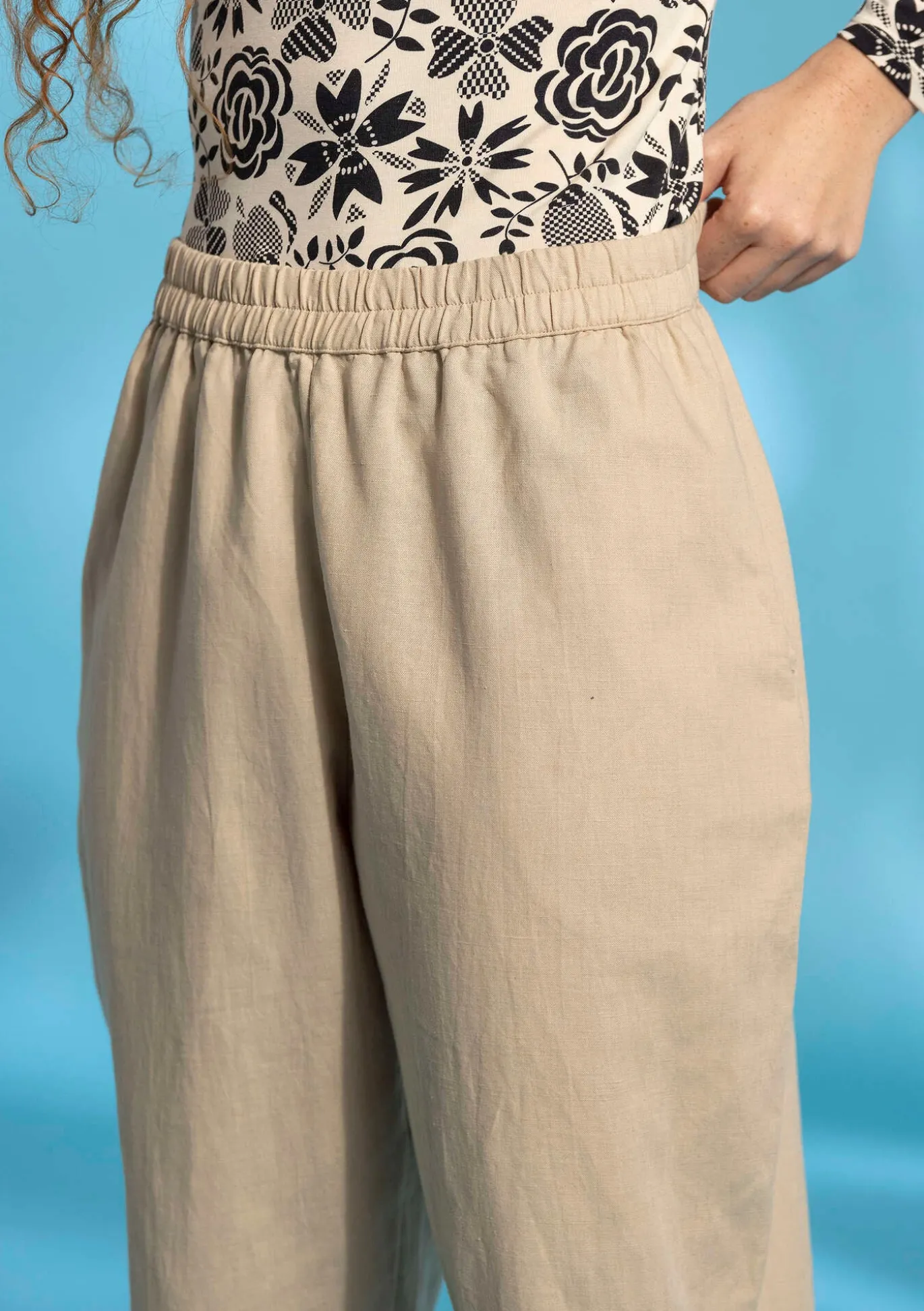 Gudrun Sjödén Webhose aus Bio-Baumwolle/Leinen^ Hosen