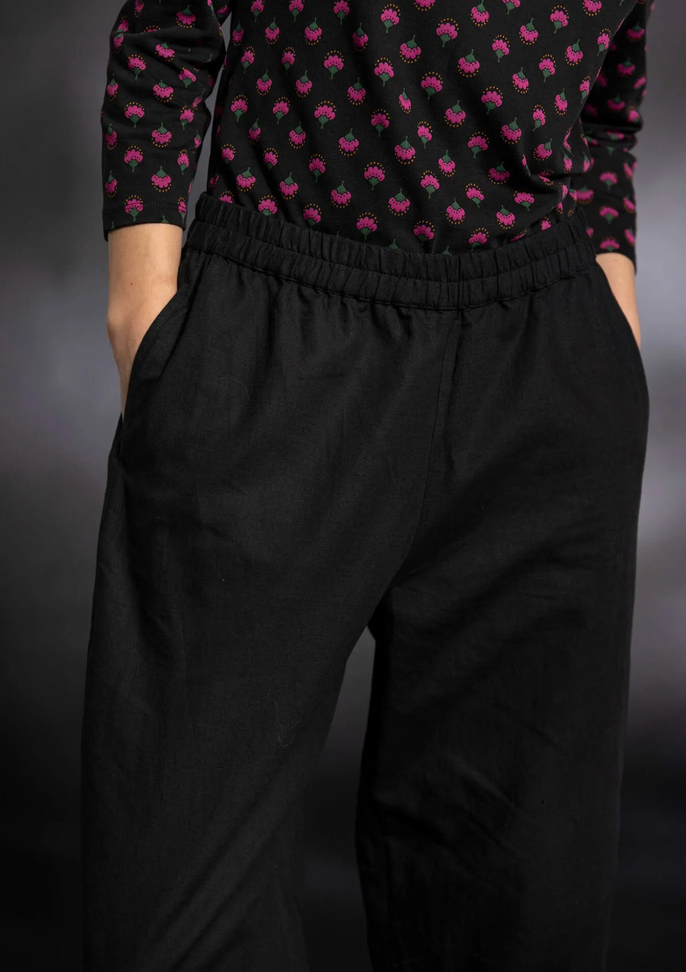 Gudrun Sjödén Webhose aus Bio-Baumwolle/Leinen^ Hosen