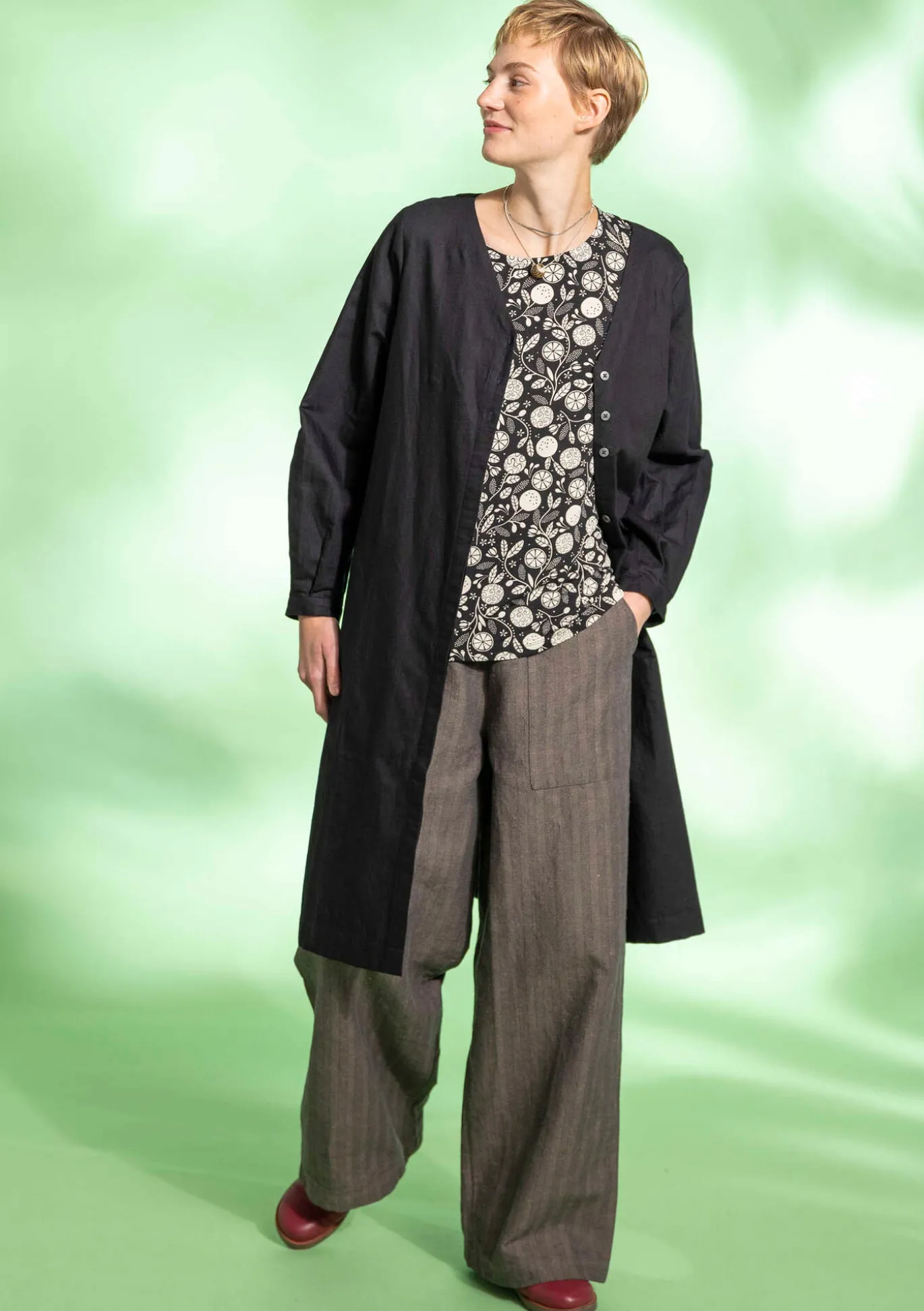 Gudrun Sjödén Webkleid aus Bio-Baumwolle/Leinen^ Kleider