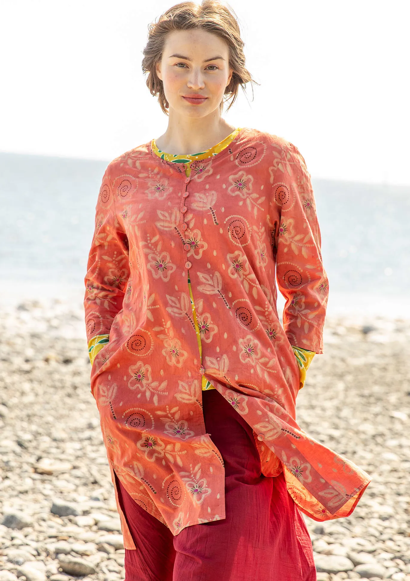 Gudrun Sjödén Webkleid „Kamala“ aus Bio-Baumwolle^ Kleider