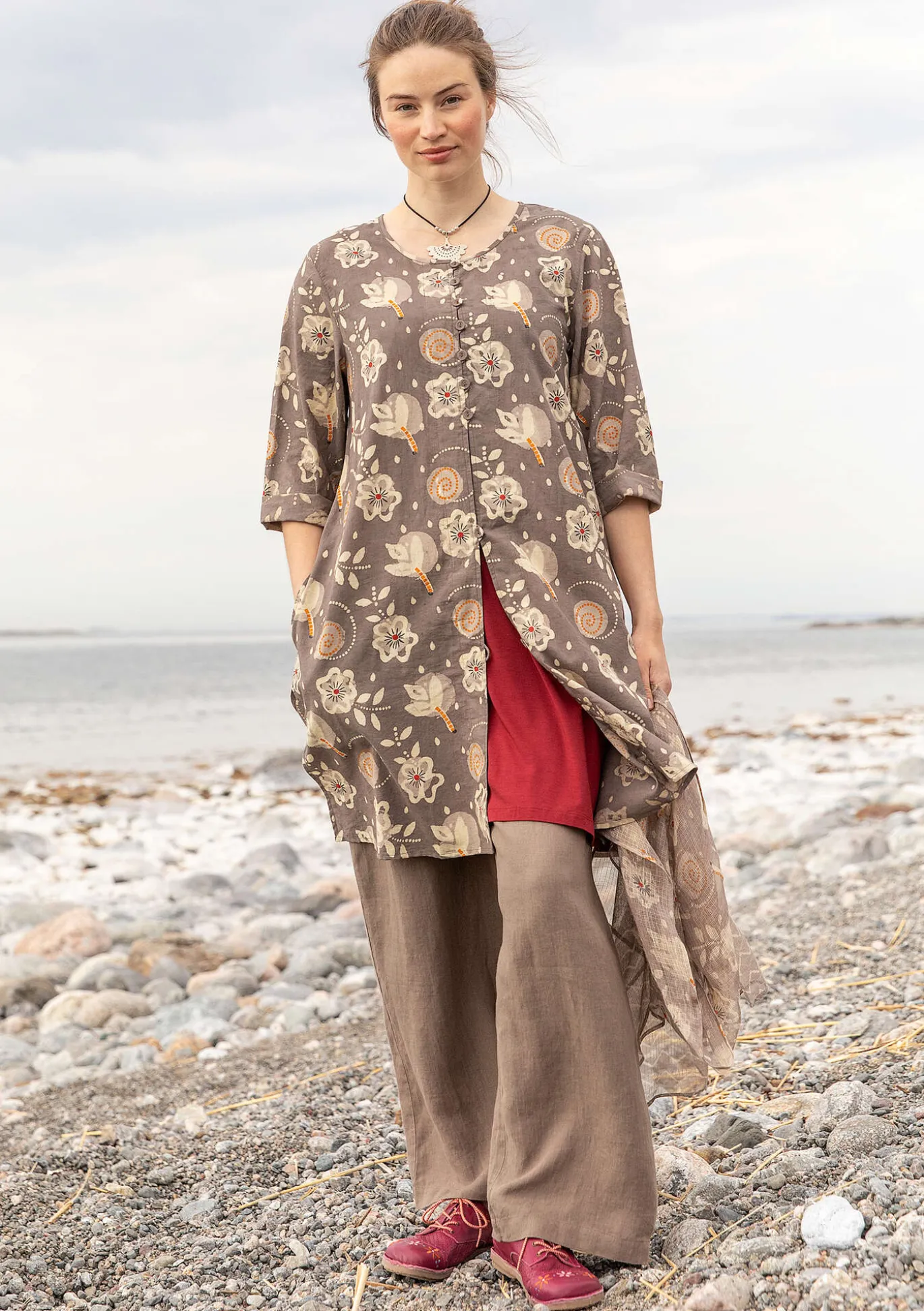 Gudrun Sjödén Webkleid „Kamala“ aus Bio-Baumwolle^ Kleider