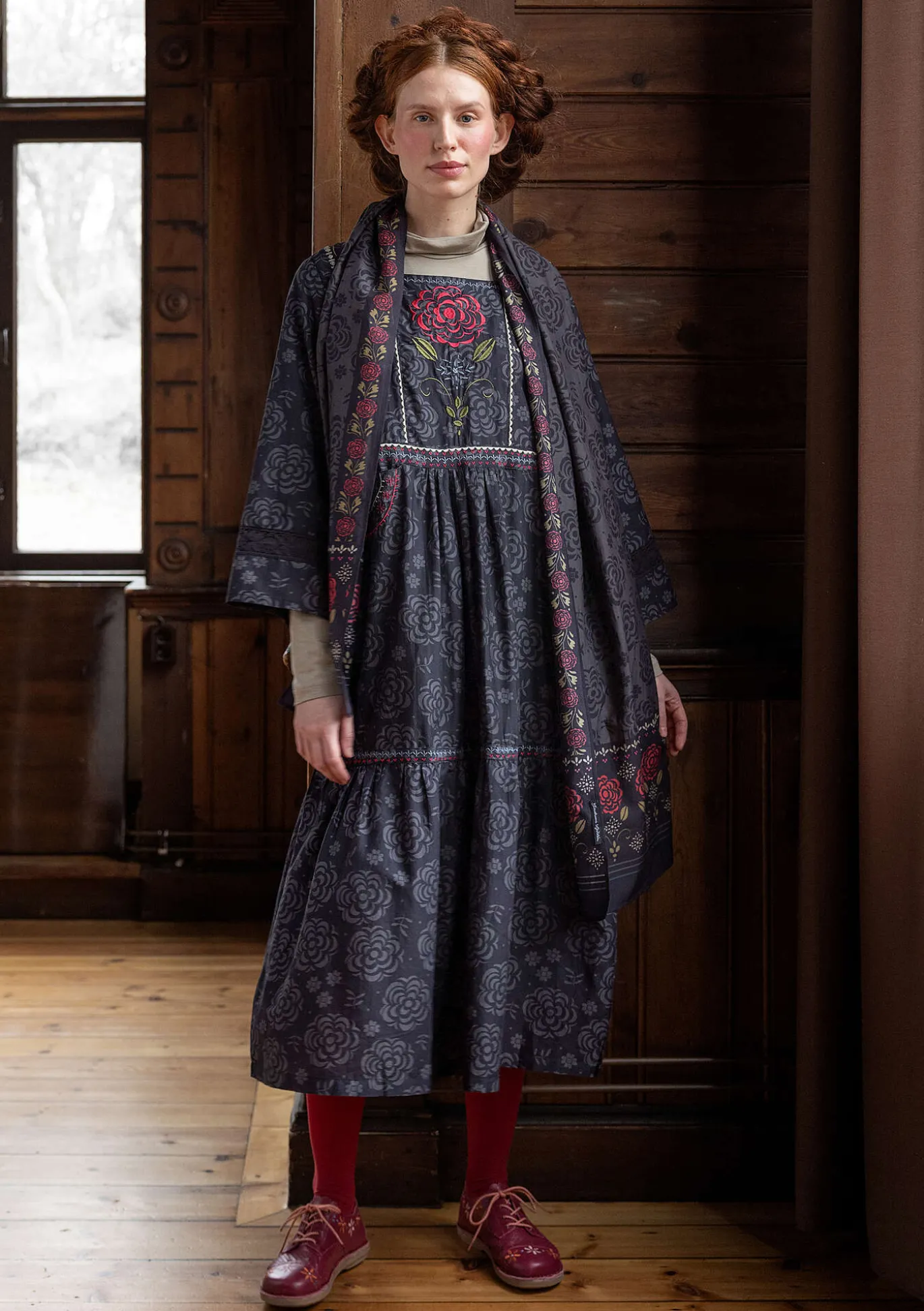 Gudrun Sjödén Webkleid „Kamelia“ aus Bio-Baumwolle/Seide^ Kleider