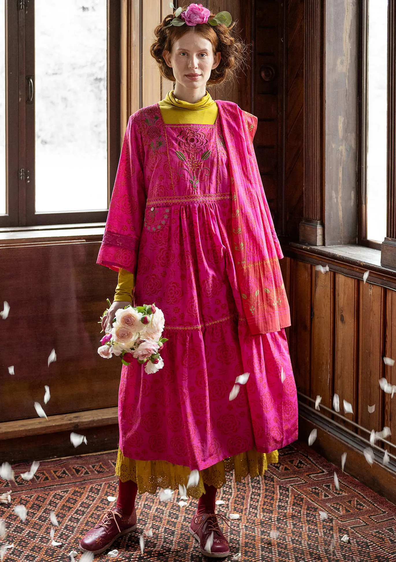 Gudrun Sjödén Webkleid „Kamelia“ aus Bio-Baumwolle/Seide^ Kleider