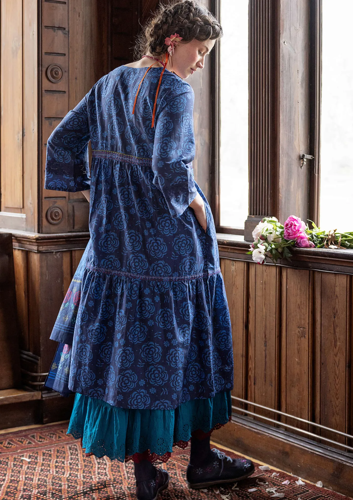 Gudrun Sjödén Webkleid „Kamelia“ aus Bio-Baumwolle/Seide^ Kleider