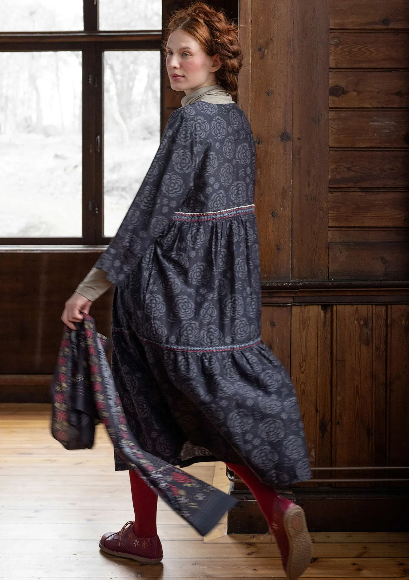 Gudrun Sjödén Webkleid „Kamelia“ aus Bio-Baumwolle/Seide^ Kleider