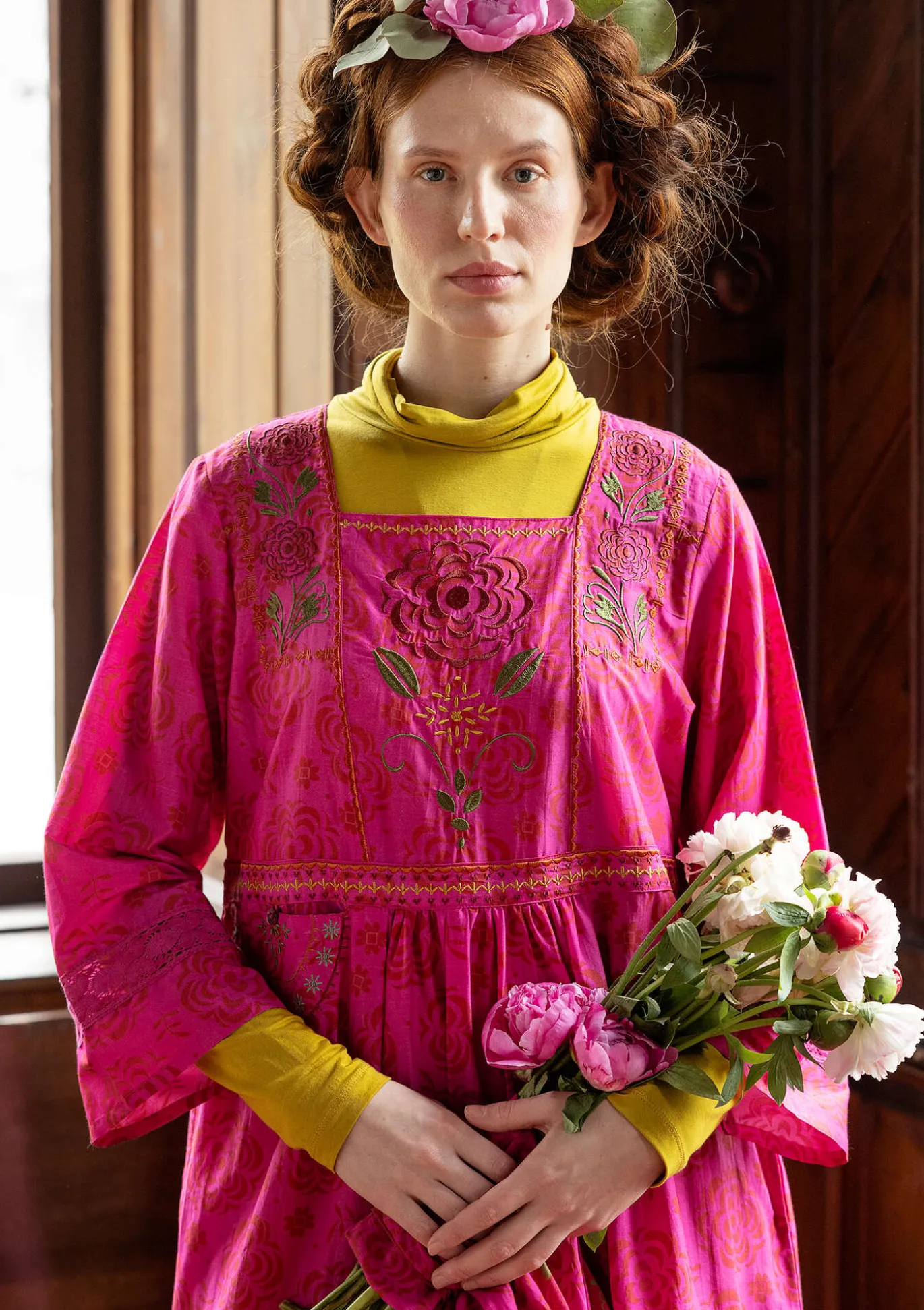 Gudrun Sjödén Webkleid „Kamelia“ aus Bio-Baumwolle/Seide^ Kleider