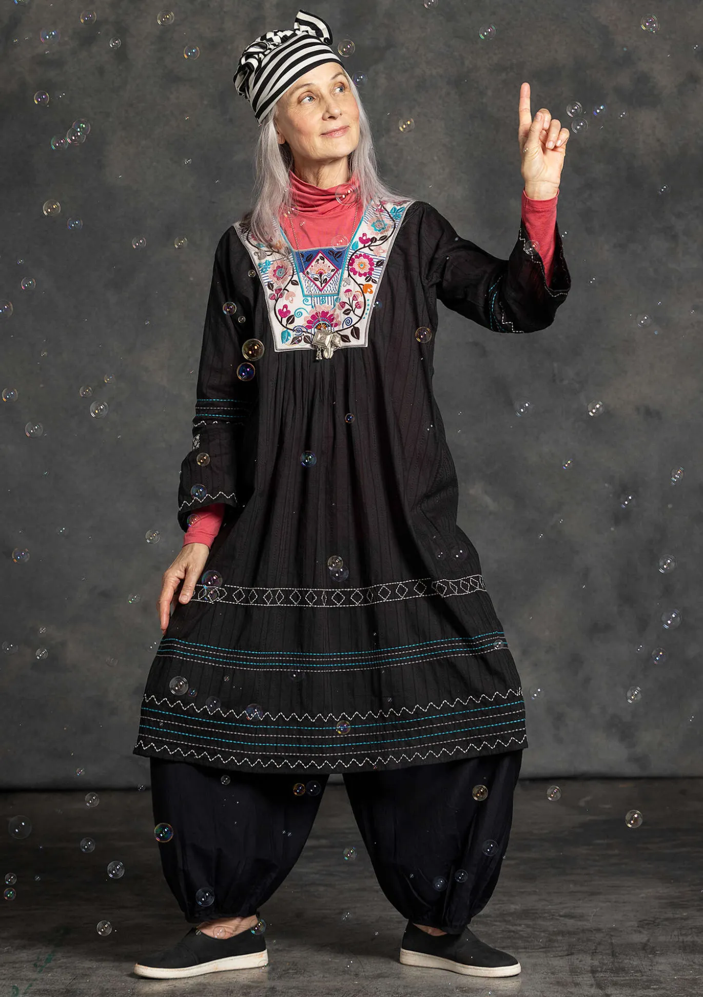 Gudrun Sjödén Webkleid „Kristina“ aus Bio-Baumwolle^ Kleider
