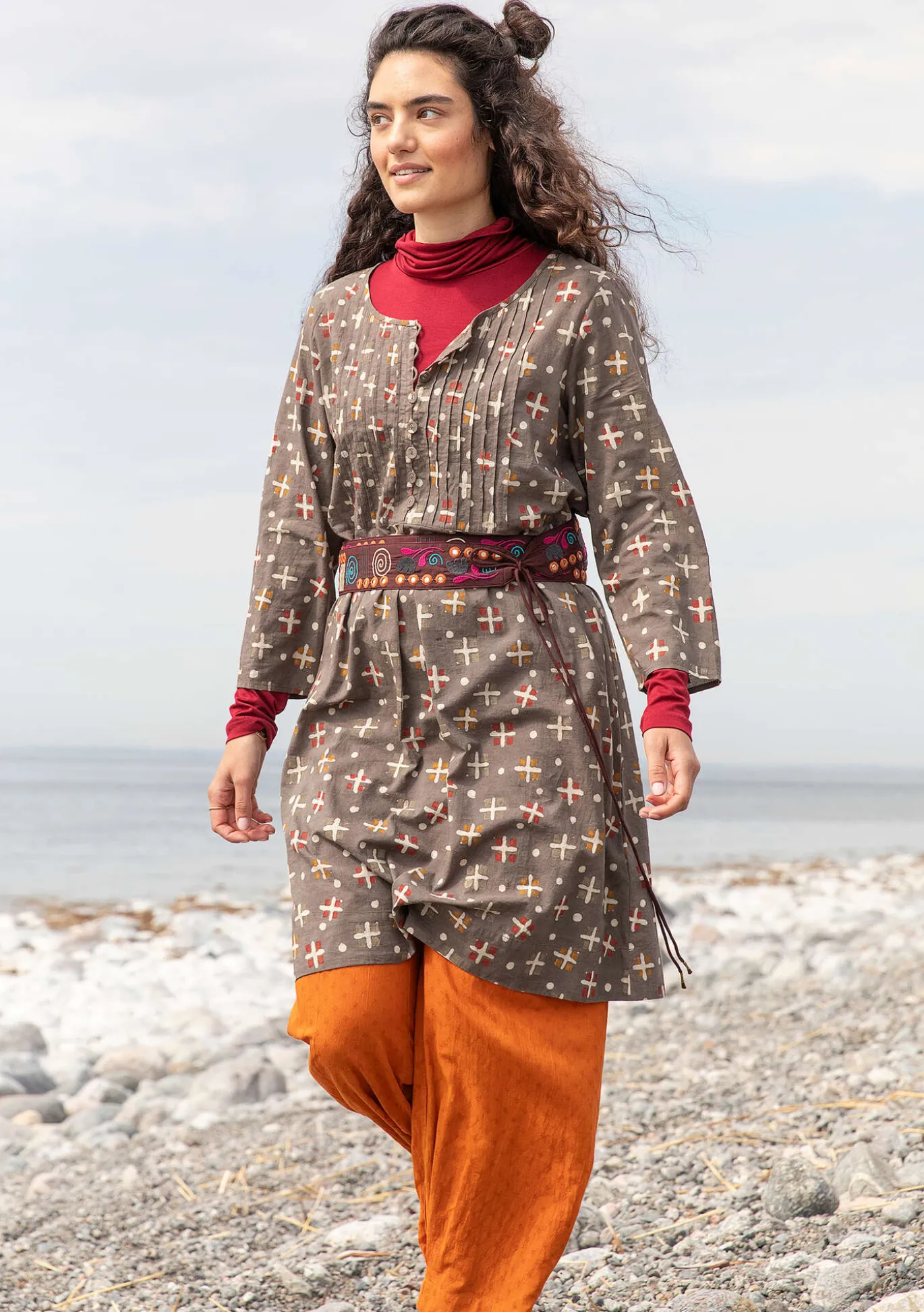 Gudrun Sjödén Webkleid „Neela“ aus Bio-Baumwolle^ Kleider