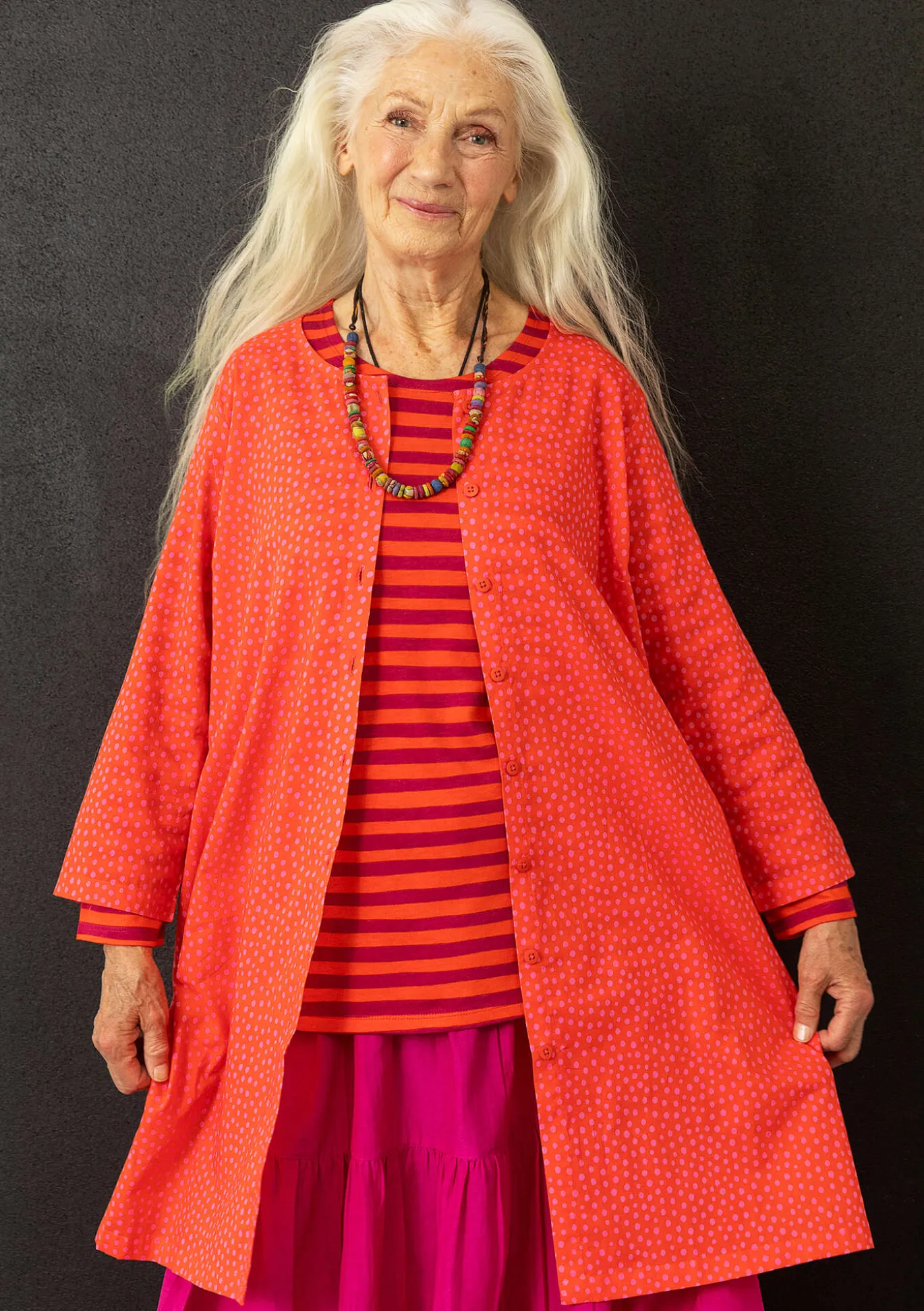 Gudrun Sjödén Webtunika „Monika“ aus Bio-Baumwolle^ Tuniken