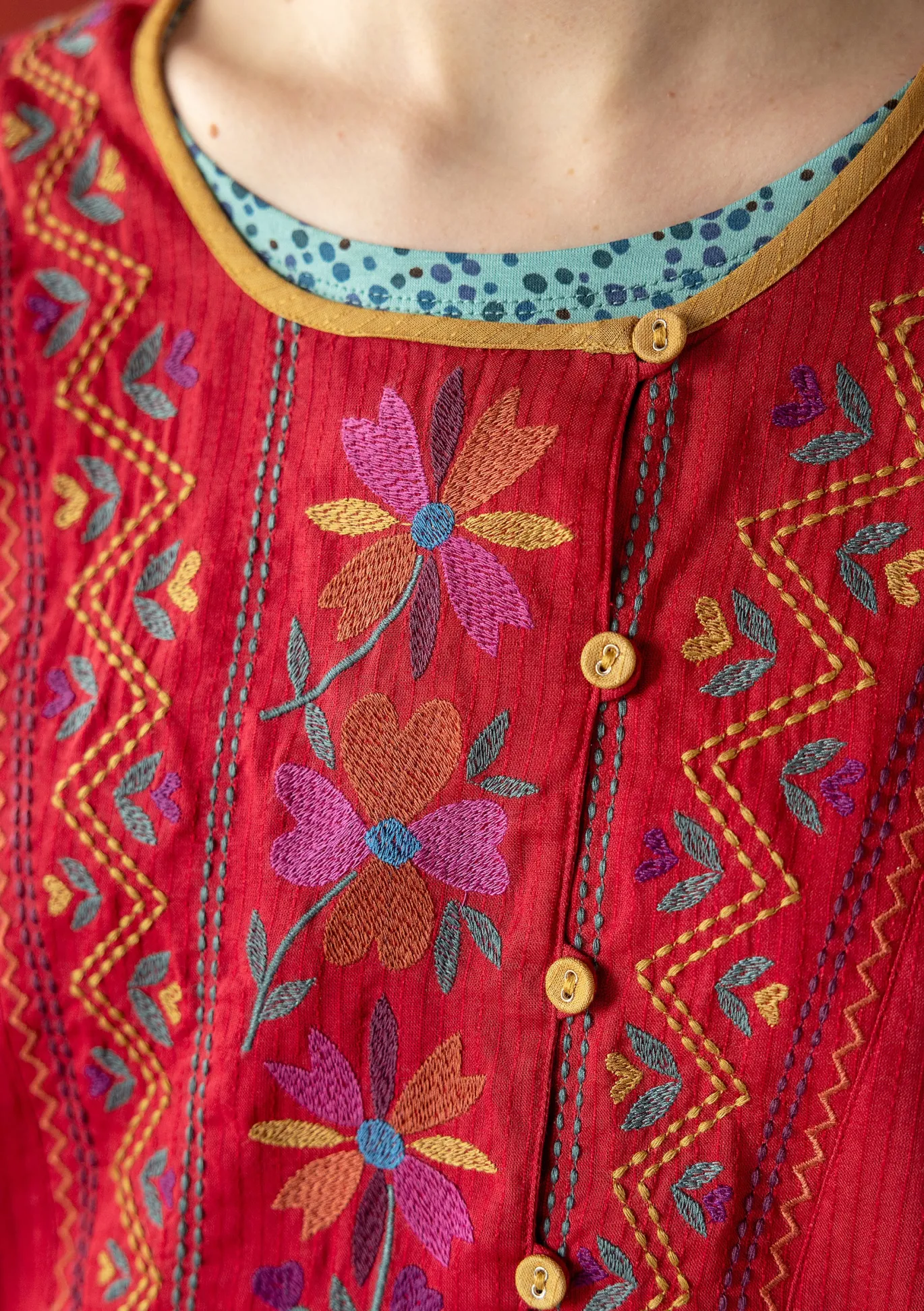 Gudrun Sjödén Webtunika „Wanja“ aus Bio-Baumwolle^ Tuniken