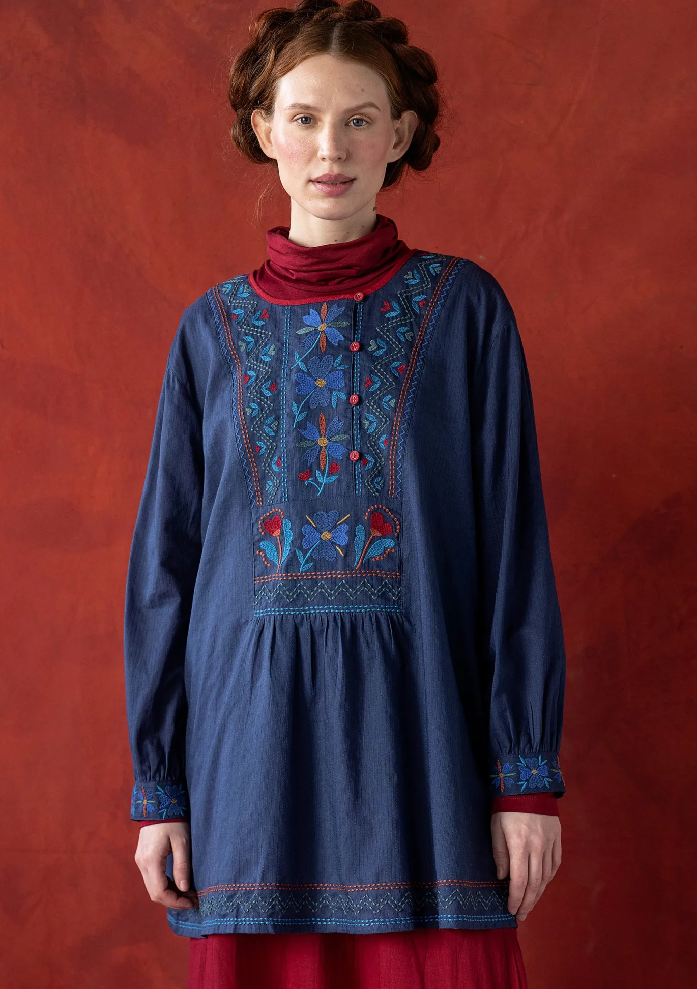 Gudrun Sjödén Webtunika „Wanja“ aus Bio-Baumwolle^ Tuniken