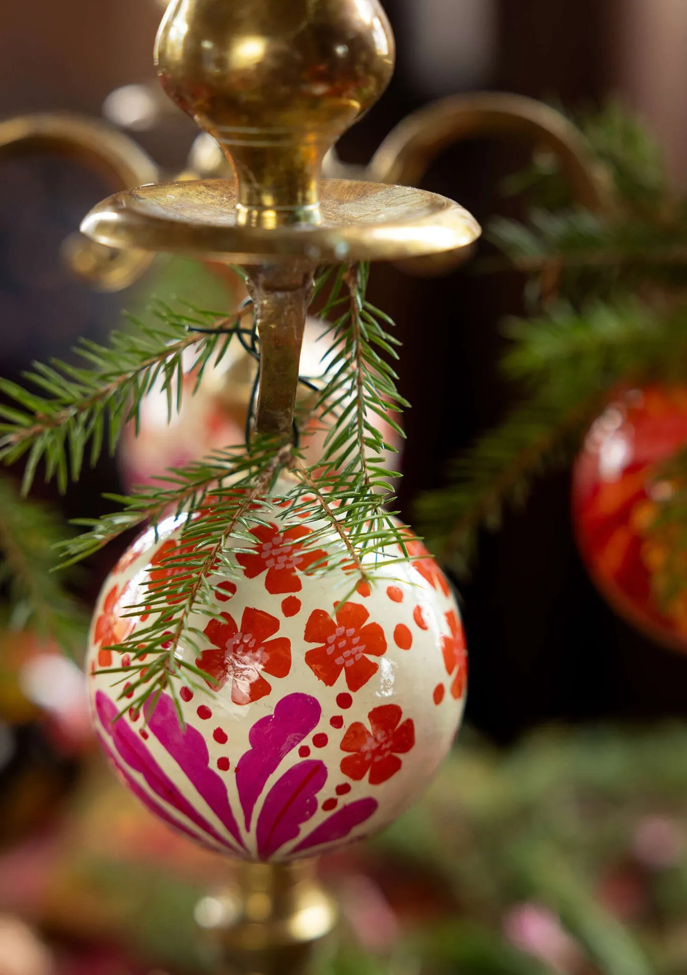 Gudrun Sjödén Weihnachtskugel „Gnistra“ aus Papiermaschee^ Dekoration & Accessoires