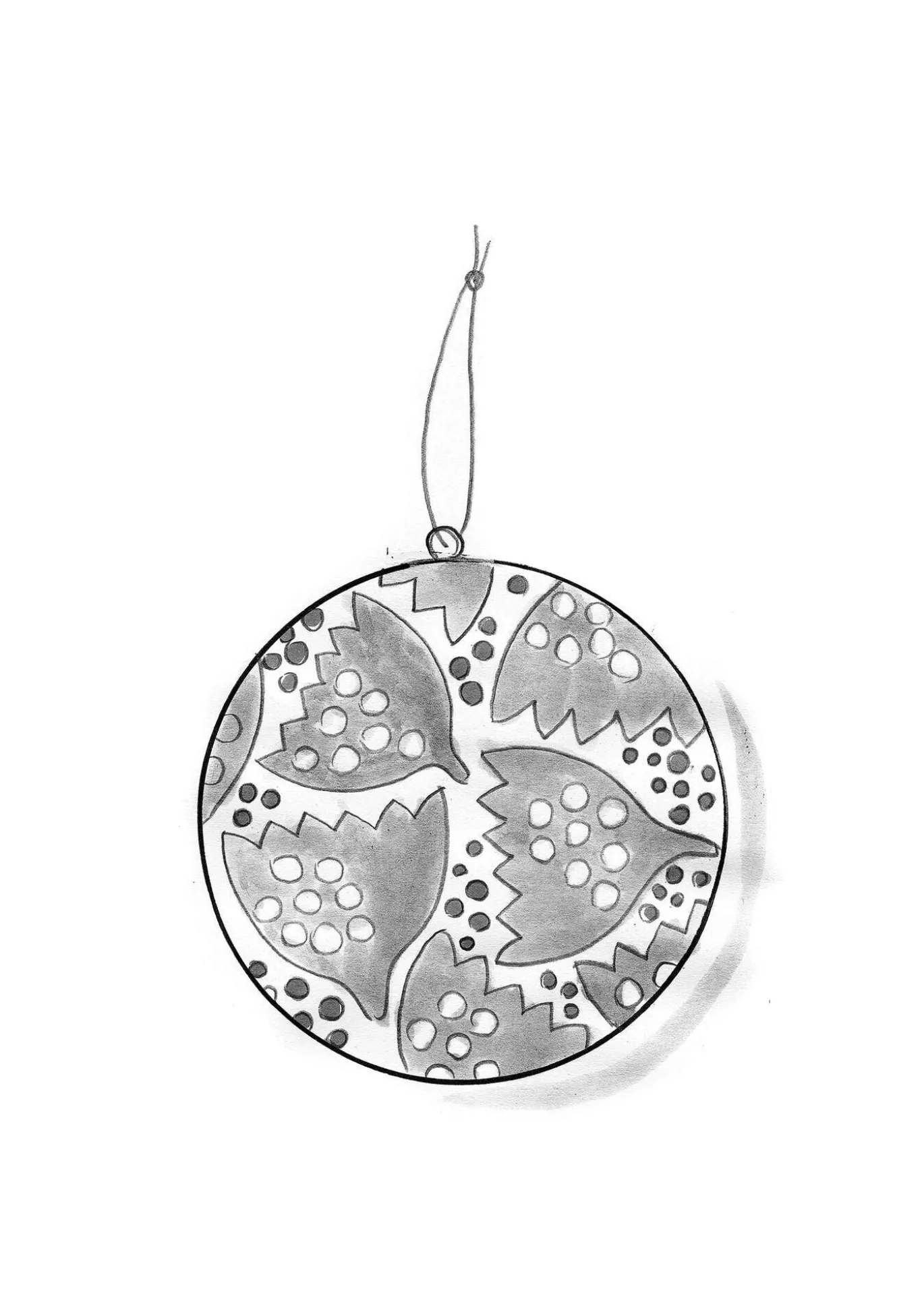 Gudrun Sjödén Weihnachtskugel „Gnistra“ aus Papiermaschee^ Dekoration & Accessoires