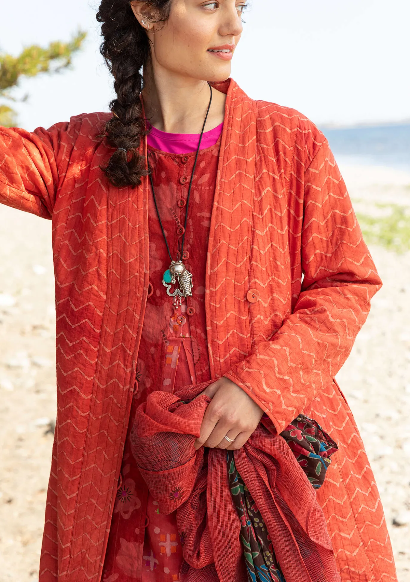 Gudrun Sjödén Wendemantel „Kavita“ aus Bio-Baumwolle^ Jacken & Mäntel
