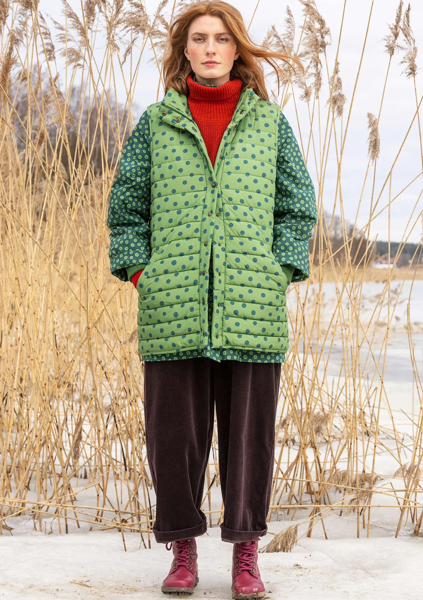Gudrun Sjödén Weste „Susan“ aus Recycling-Polyester^ Westen