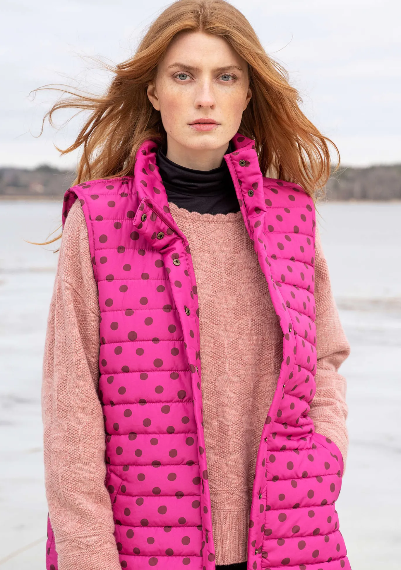 Gudrun Sjödén Weste „Susan“ aus Recycling-Polyester^ Westen