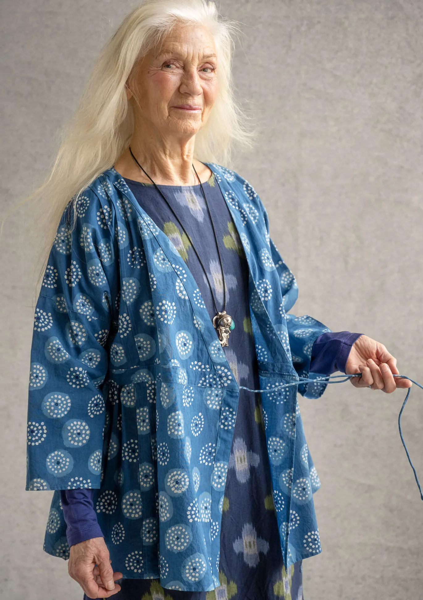 Gudrun Sjödén Wickelbluse „Clay“ aus Bio-Baumwolle^ Blusen