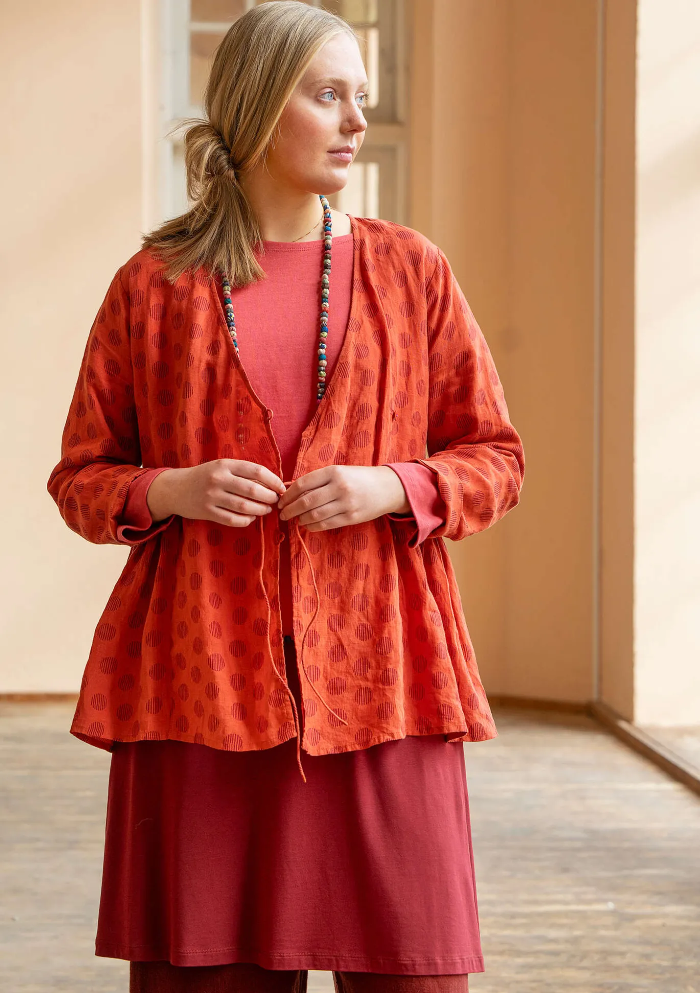 Gudrun Sjödén Wickelbluse „Piccolo“ aus Leinen^ Blusen