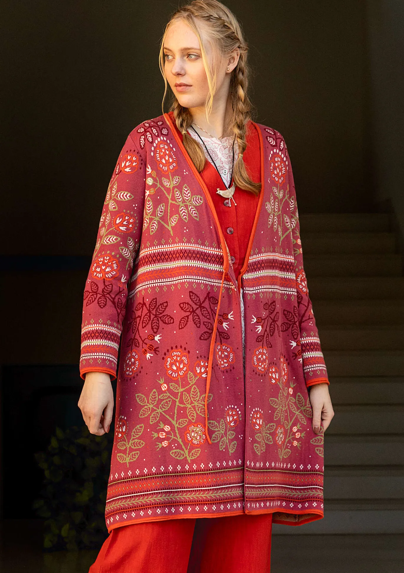 Gudrun Sjödén Wickeljacke „Lisa“ aus Bio-/Recycling-Baumwolle^ Strickjacken