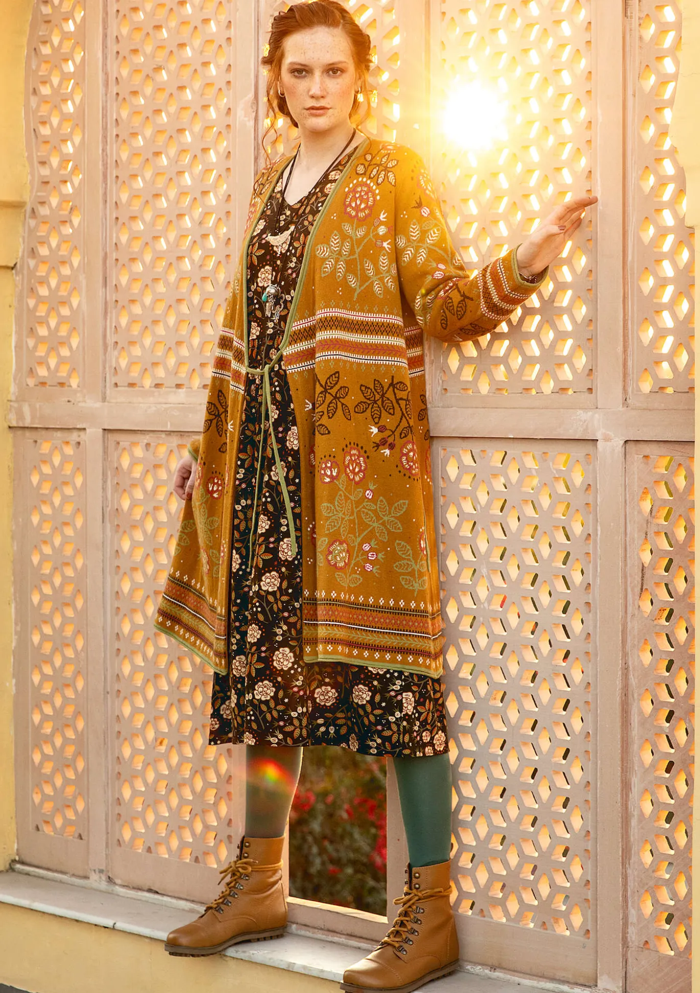 Gudrun Sjödén Wickeljacke „Lisa“ aus Bio-/Recycling-Baumwolle^ Strickjacken